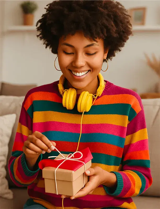 Exemple de liste de cadeaux partagée